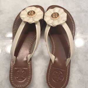 Real Tory Burch Flower Sandals!